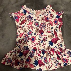Joe Fresh flowered t-shirt never worn